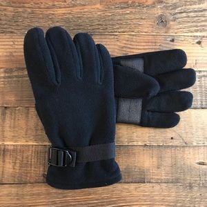 NWOT - Men’s Black Fleece Gloves